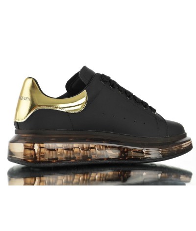Alexander McQueen Oversized Air Cushion Black Gold