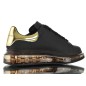 Alexander McQueen Oversized Air Cushion Black Gold Alexander McQueen Oversized Air Cushion Black Gold