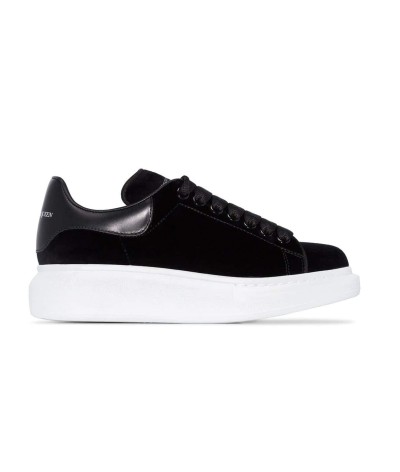 Alexander McQueen Oversized Sneaker Velvet Black