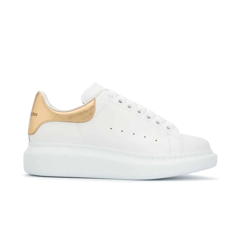 Alexander MCQueen Oversized Sneaker White Gold Alexander MCQueen Oversized Sneaker White Gold
