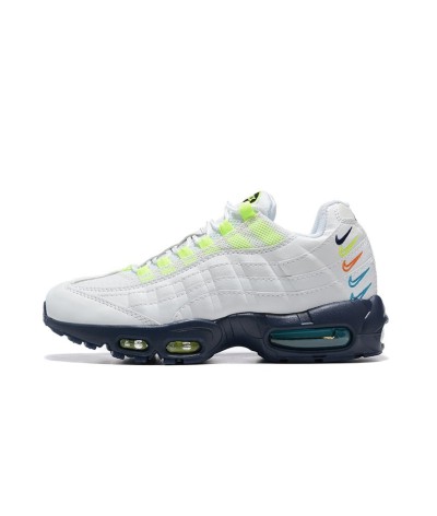 Nike Air Max 95 White Multi Swoosh
