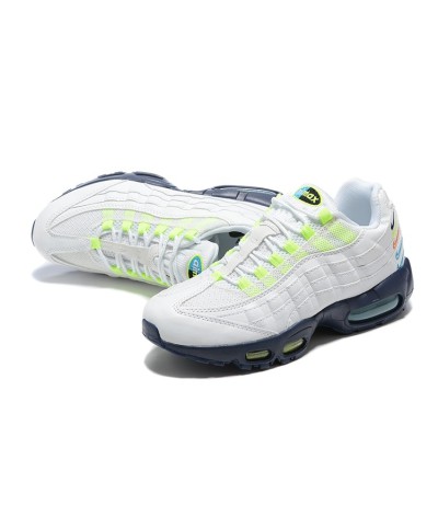 Nike Air Max 95 White Multi Swoosh