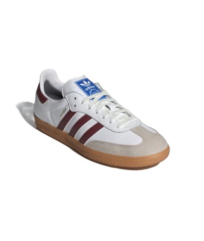 Adidas Samba White Burgundy