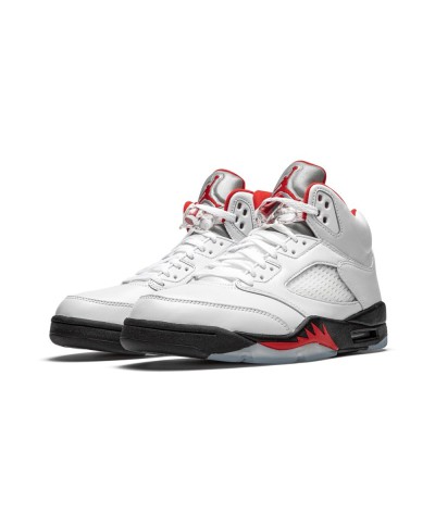 Nike Air Jordan 5 Retro Fire Red Silver