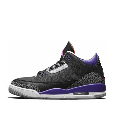 Nike Air Jordan 3 Retro Black Court Purple