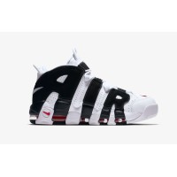 Nike Air More Uptempo White Black Red
