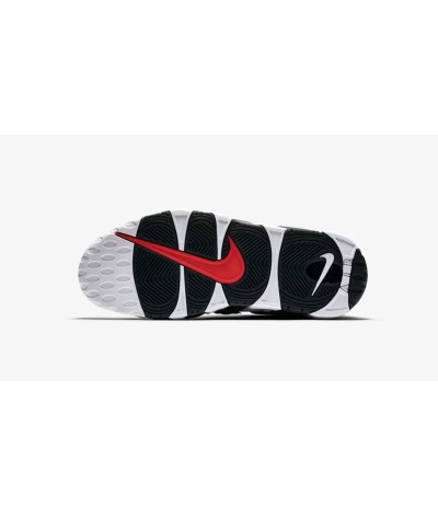 Nike Air More Uptempo White Black Red