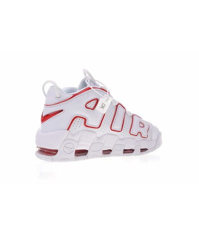 NIKE AIR MORE UPTEMPO WHITE RED