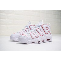 NIKE AIR MORE UPTEMPO WHITE RED