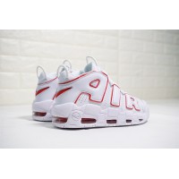NIKE AIR MORE UPTEMPO WHITE RED