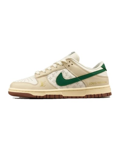 Nike SB Dunk Low Giày Louis Vuitton Beige