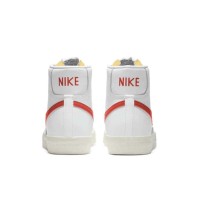 Nike Blazer Mid 77 Vintage Bianche logo Rosso