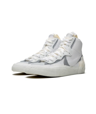 Nike Blazer Mid Sacai White Grey