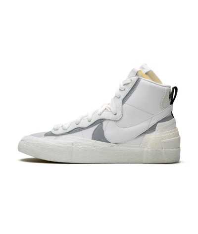 Nike Blazer Mid Sacai White Grey