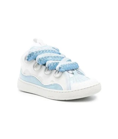 Acquista Lanvin Curb Lace-up Sneakers: Eleganza e Comfort per il Tuo Look Urbano | DripHouse