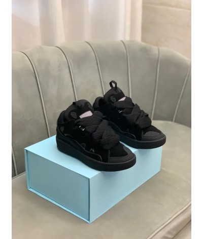 Acquista Lanvin Curb Lace-up Sneakers: Eleganza e Comfort per il Tuo Look Urbano | DripHouse