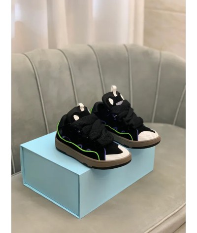 Acquista Lanvin Curb Lace-up Sneakers: Eleganza e Comfort per il Tuo Look Urbano | DripHouse