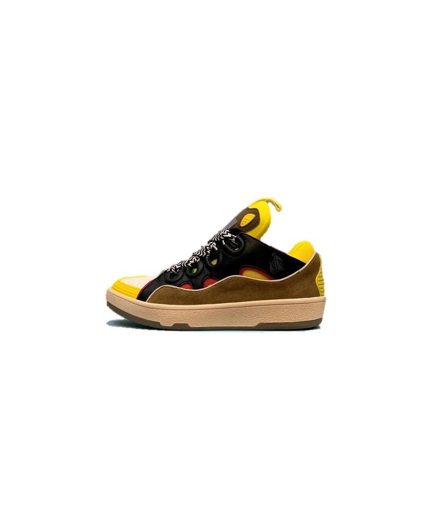 Acquista Lanvin Curb Lace-up Sneakers: Eleganza e Comfort per il Tuo Look Urbano | DripHouse
