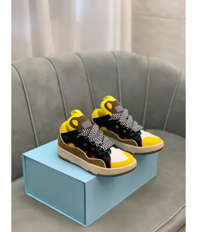 Acquista Lanvin Curb Lace-up Sneakers: Eleganza e Comfort per il Tuo Look Urbano | DripHouse