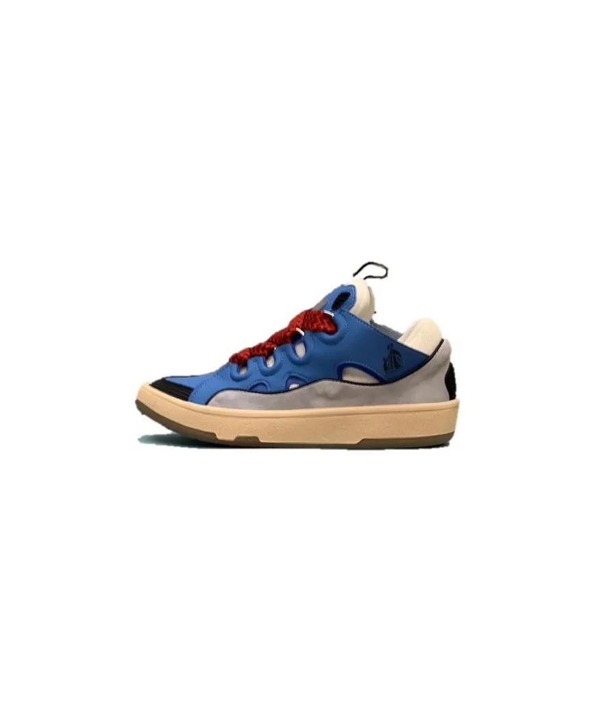 Acquista Lanvin Curb Lace-up Sneakers: Eleganza e Comfort per il Tuo Look Urbano | DripHouse