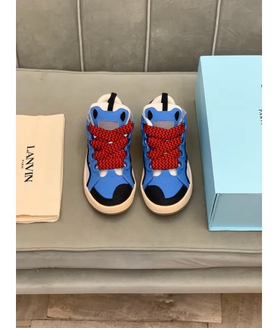 Acquista Lanvin Curb Lace-up Sneakers: Eleganza e Comfort per il Tuo Look Urbano | DripHouse