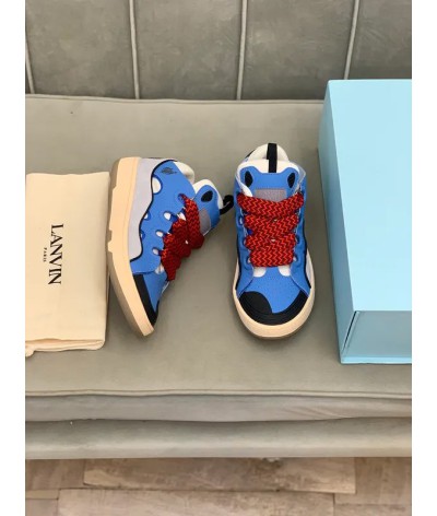 Acquista Lanvin Curb Lace-up Sneakers: Eleganza e Comfort per il Tuo Look Urbano | DripHouse