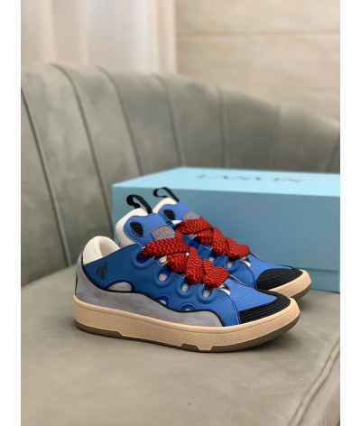 Acquista Lanvin Curb Lace-up Sneakers: Eleganza e Comfort per il Tuo Look Urbano | DripHouse