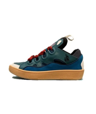 Acquista Lanvin Curb Lace-up Sneakers: Eleganza e Comfort per il Tuo Look Urbano | DripHouse