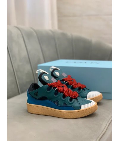 Acquista Lanvin Curb Lace-up Sneakers: Eleganza e Comfort per il Tuo Look Urbano | DripHouse