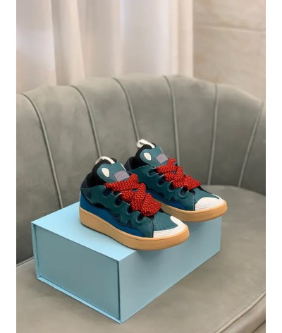 Acquista Lanvin Curb Lace-up Sneakers: Eleganza e Comfort per il Tuo Look Urbano | DripHouse