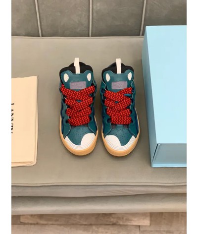 Acquista Lanvin Curb Lace-up Sneakers: Eleganza e Comfort per il Tuo Look Urbano | DripHouse