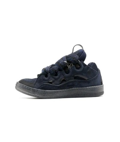 Acquista Lanvin Curb Lace-up Sneakers: Eleganza e Comfort per il Tuo Look Urbano | DripHouse