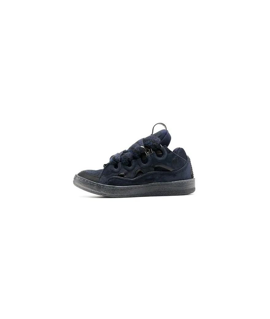 Acquista Lanvin Curb Lace-up Sneakers: Eleganza e Comfort per il Tuo Look Urbano | DripHouse