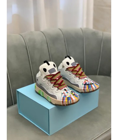 Acquista Lanvin Curb Lace-up Sneakers: Eleganza e Comfort per il Tuo Look Urbano | DripHouse