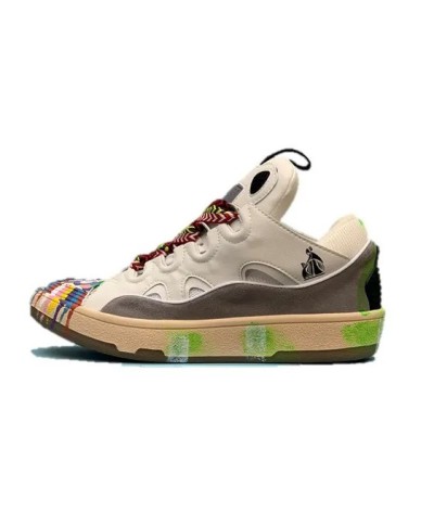 Acquista Lanvin Curb Lace-up Sneakers: Eleganza e Comfort per il Tuo Look Urbano | DripHouse