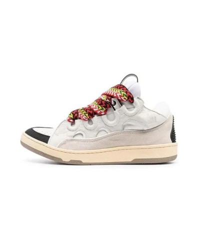 Acquista Lanvin Curb Lace-up Sneakers: Eleganza e Comfort per il Tuo Look Urbano | DripHouse