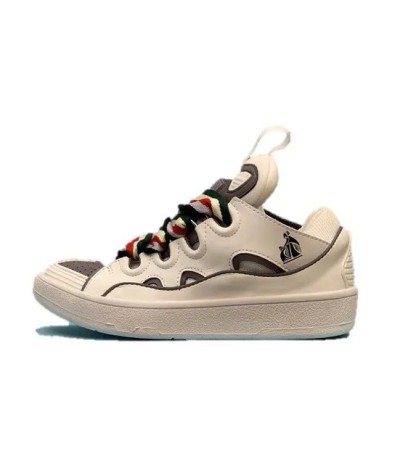 Acquista Lanvin Curb Lace-up Sneakers: Eleganza e Comfort per il Tuo Look Urbano | DripHouse