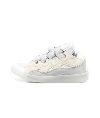 Acquista Lanvin Curb Lace-up Sneakers: Eleganza e Comfort per il Tuo Look Urbano | DripHouse