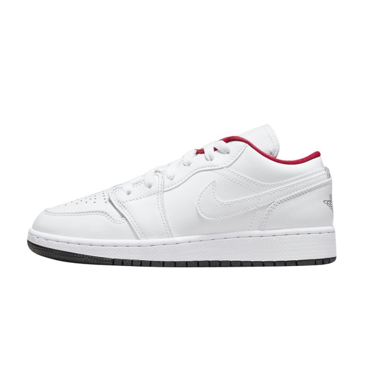 Nike Air Jordan 1 Low GS White Red Nike Air Jordan 1 Low GS White Red