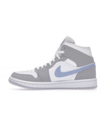 Nike Air Jordan 1 Mid Wolf Grey Aluminum