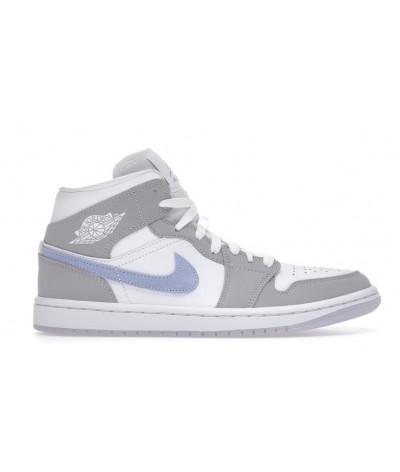 Nike Air Jordan 1 Mid Wolf Grey Aluminum