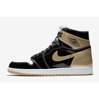 Nike Air Jordan 1 Nere e Oro