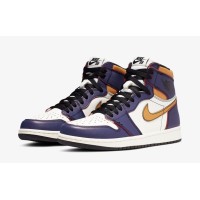 Nike Air Jordan 1 Oro Viola