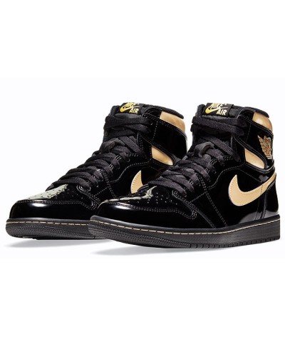 Nike Air Jordan 1 Retro Black Metalic Gold
