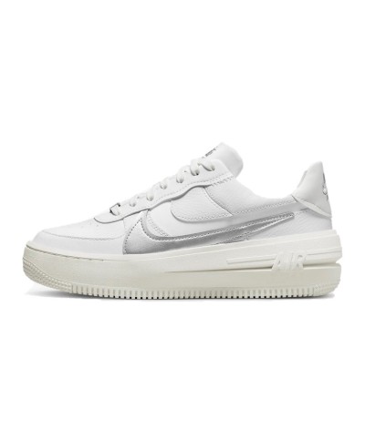 Nike Air Force 1 PLT.AF.ORM White Silver