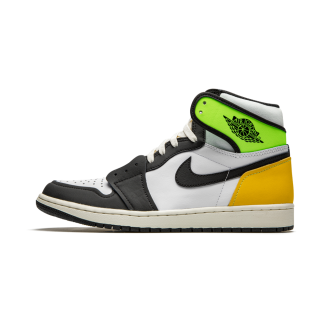 Nike Air Jordan 1 Retro High White Black Volt University Gold