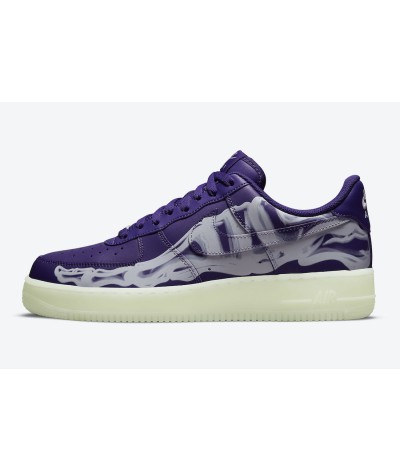 Nike Air Force 1 Skeleton Purple