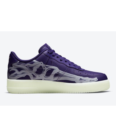 Nike Air Force 1 Skeleton Purple