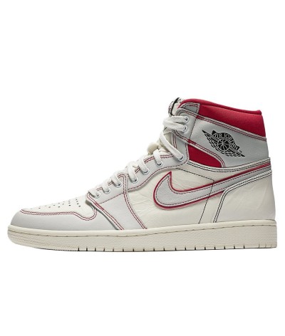 Nike Jordan 1 Retro High OG Sail-Red
