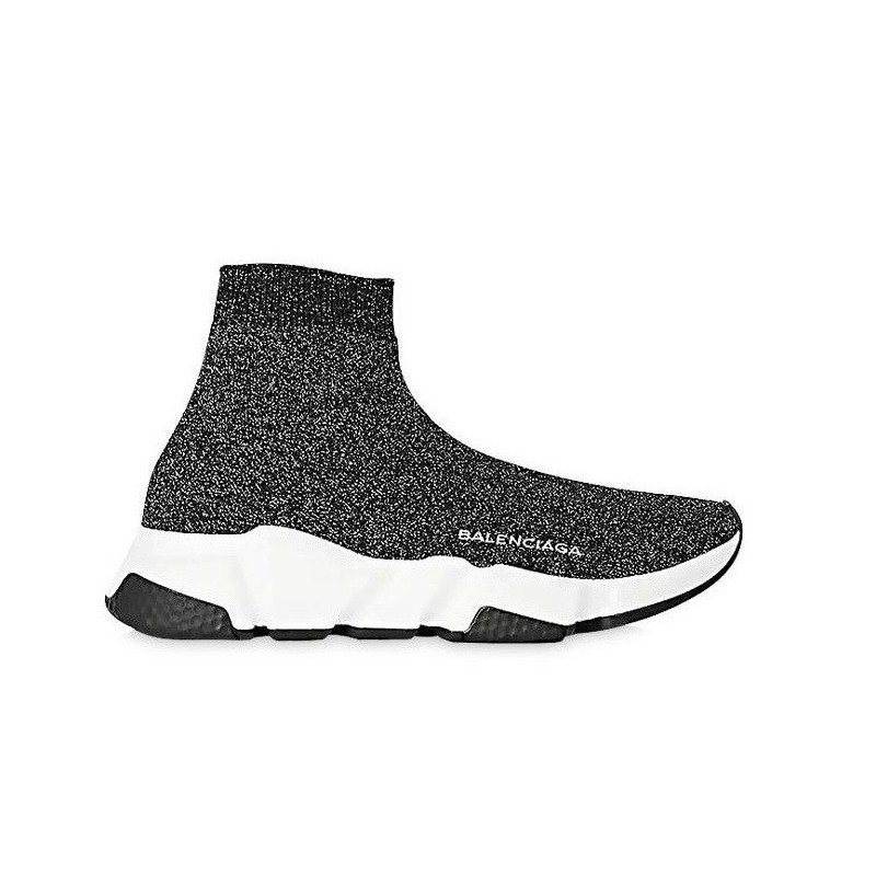 Balenciaga Speed Trainer Black Glitter
